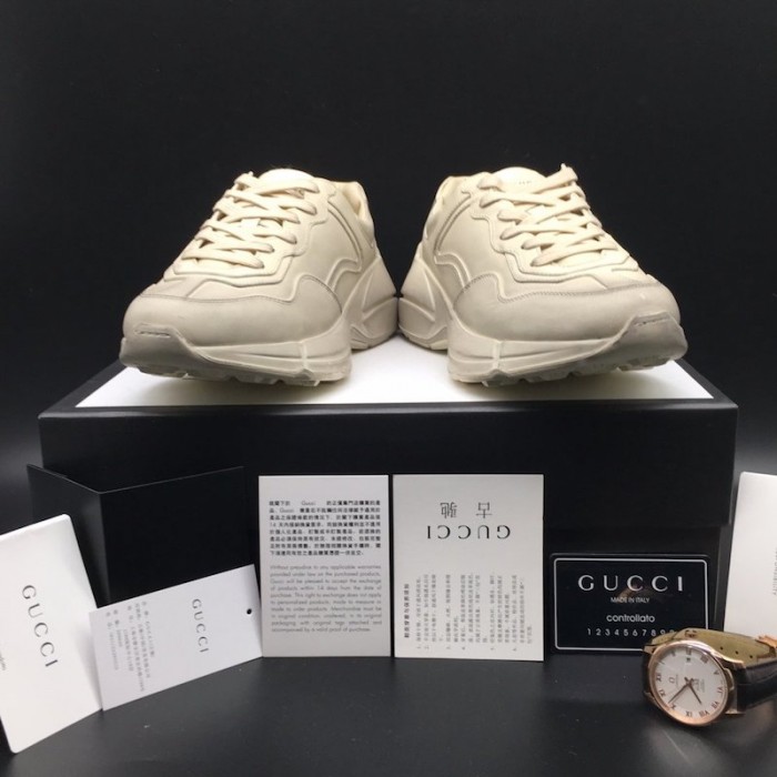 G*u*i rhyton leather sneaker