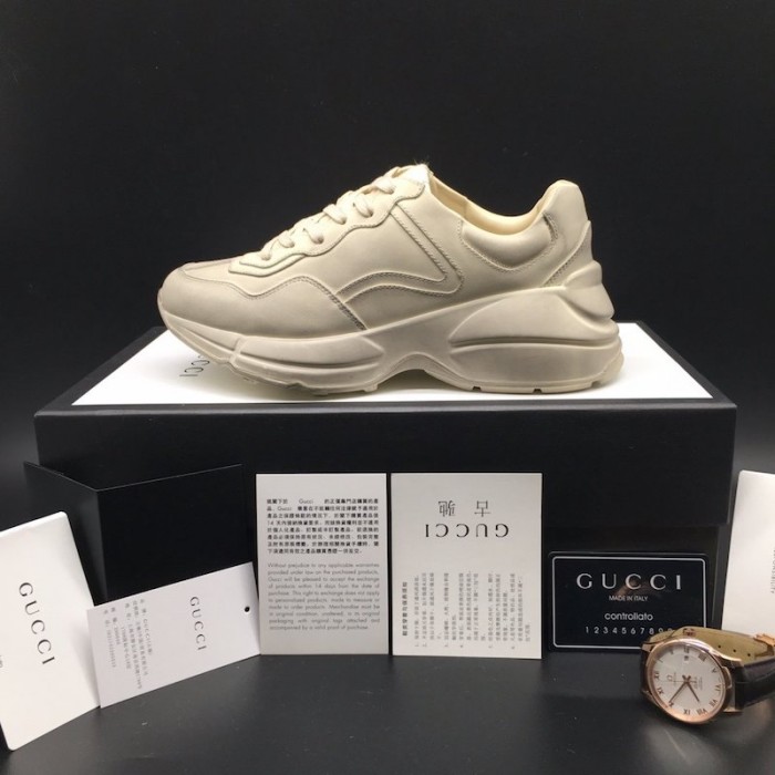 G*u*i rhyton leather sneaker