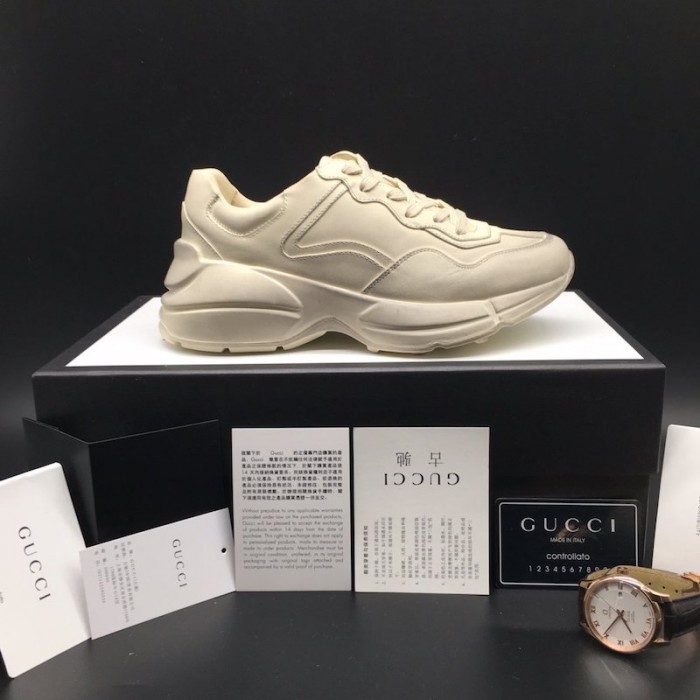 G*u*i rhyton leather sneaker