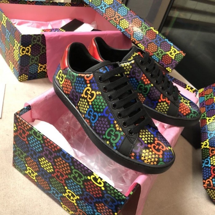G*u*i  gg psychedelic ace sneaker black