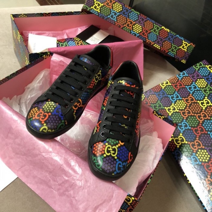 G*u*i  gg psychedelic ace sneaker black