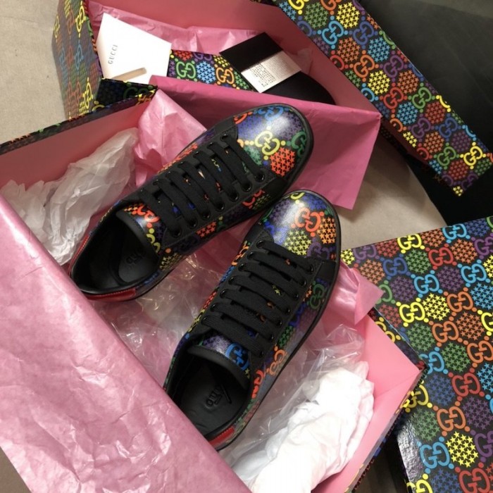 G*u*i  gg psychedelic ace sneaker black