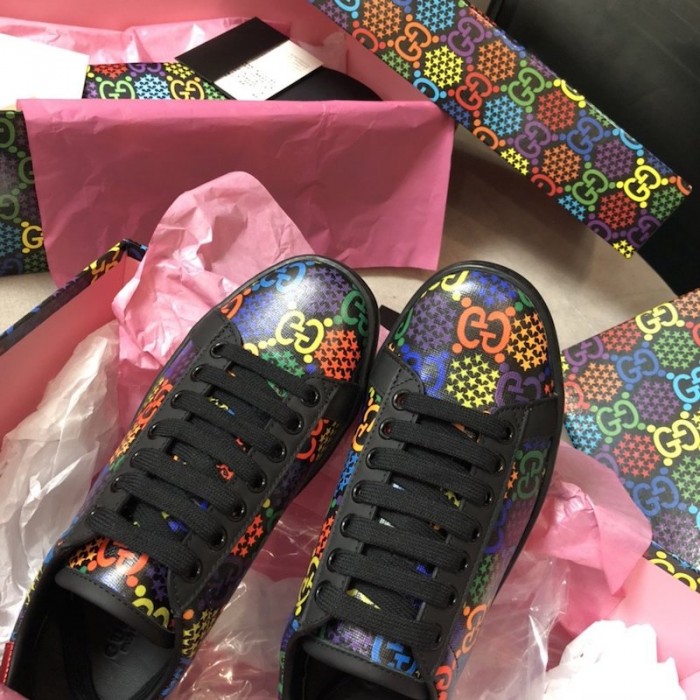 G*u*i  gg psychedelic ace sneaker black