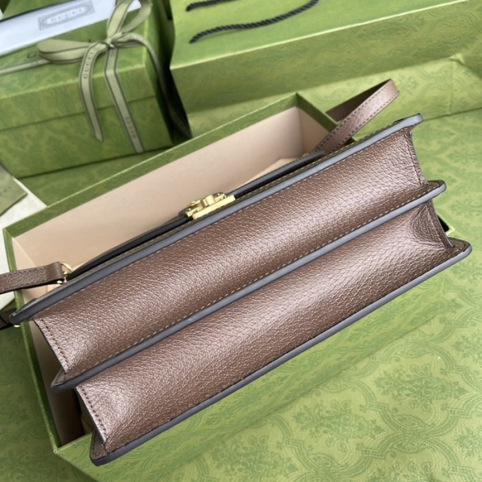 G*u*i ophidia small top handle bag with web 651055