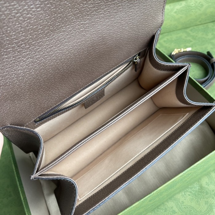 G*u*i ophidia small top handle bag with web 651055