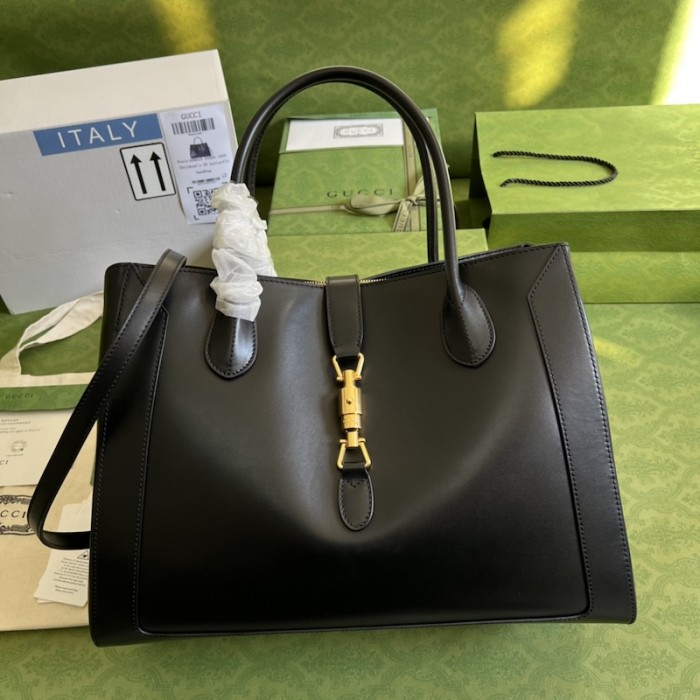 G*u*i jackie 1961 large tote bag ‎649015 black