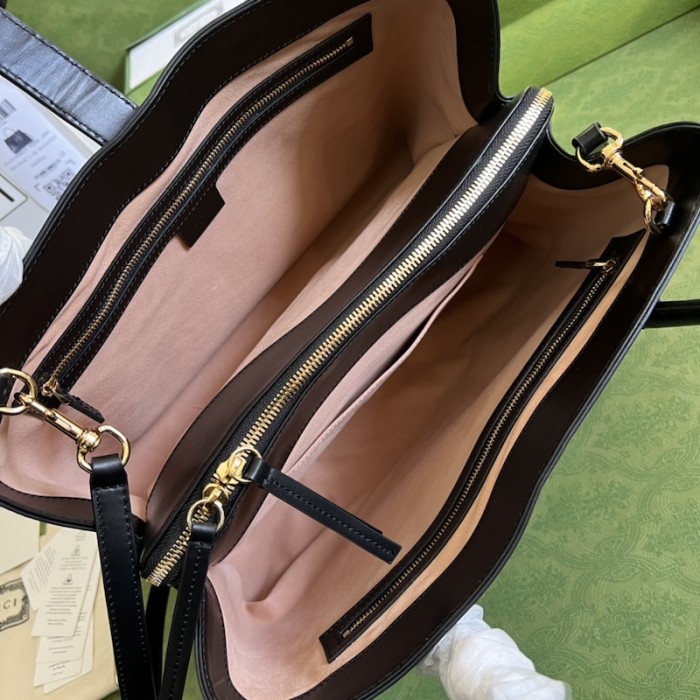 G*u*i jackie 1961 large tote bag 649015 black