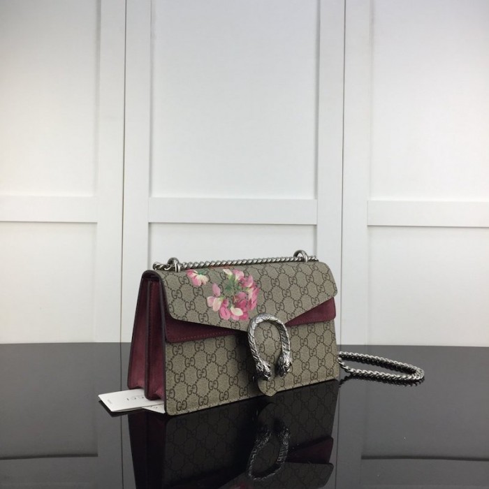 G*u*i dionysus small gg blooms shoulder bag 400249