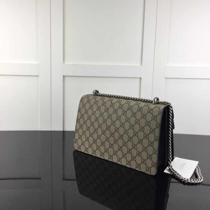 G*u*i dionysus small gg shoulder bag canvas black 400249