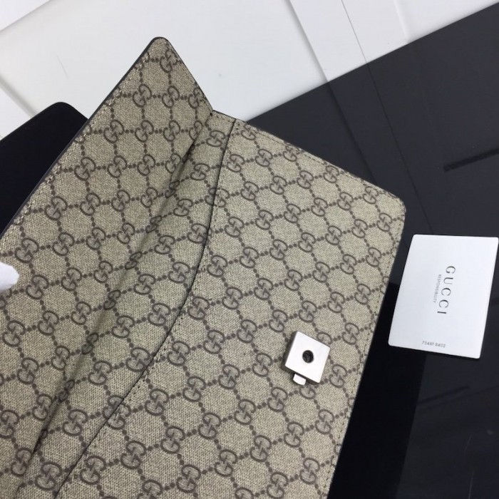 G*u*i dionysus small gg shoulder bag canvas black 400249