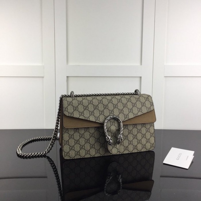 G*u*i dionysus small gg shoulder bag canvas tan 400249