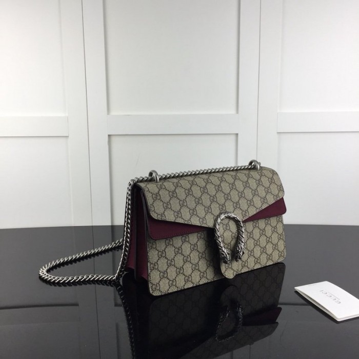 G*u*i dionysus small gg shoulder bag canvas wine 400249