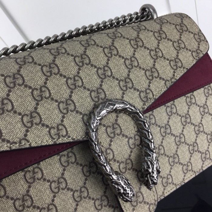 G*u*i dionysus small gg shoulder bag canvas wine 400249
