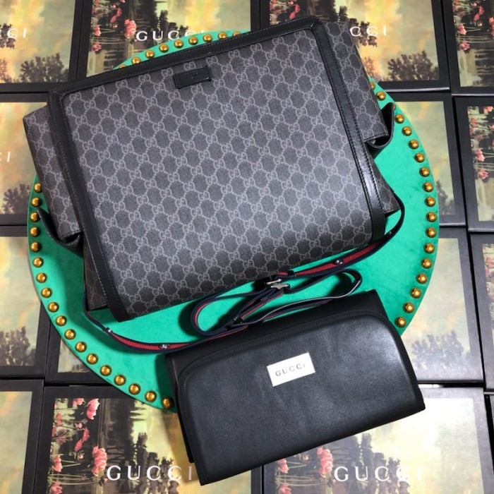 g*u*i gg Sup*e diaper bag 495909 black