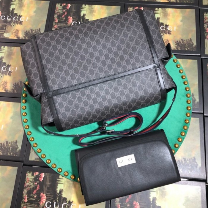 g*u*i gg Sup*e diaper bag 495909 black
