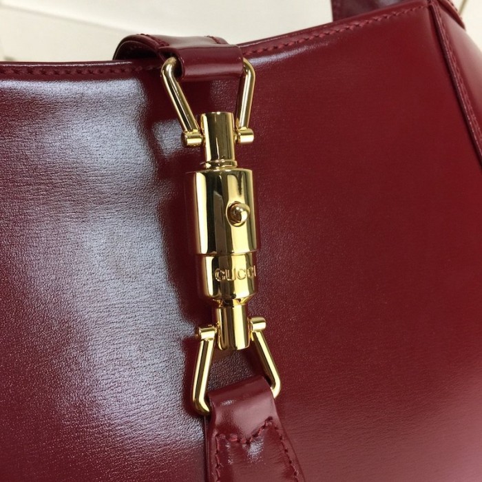 G*u*i jackie 1961 small hobo bag burgundy 636709