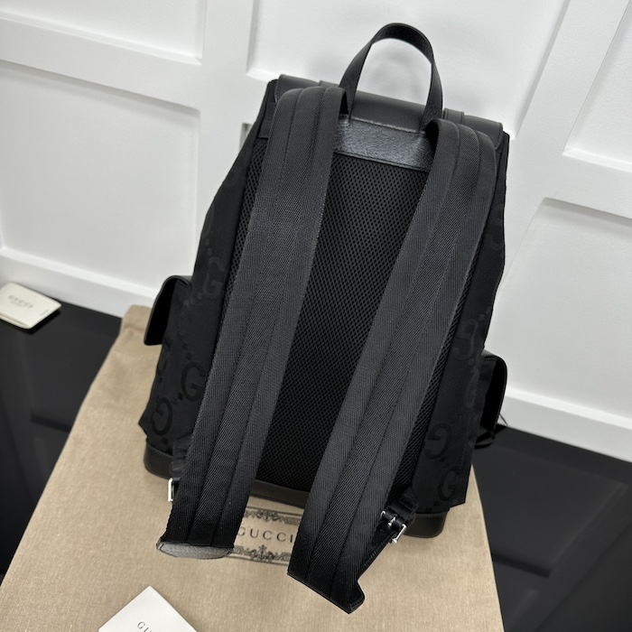 G*u*i jumbo gg backpack black jumbo gg canvas 678829