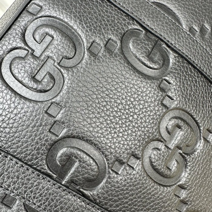 G*u*i jumbo gg briefcase black jumbo gg leather ‎658573
