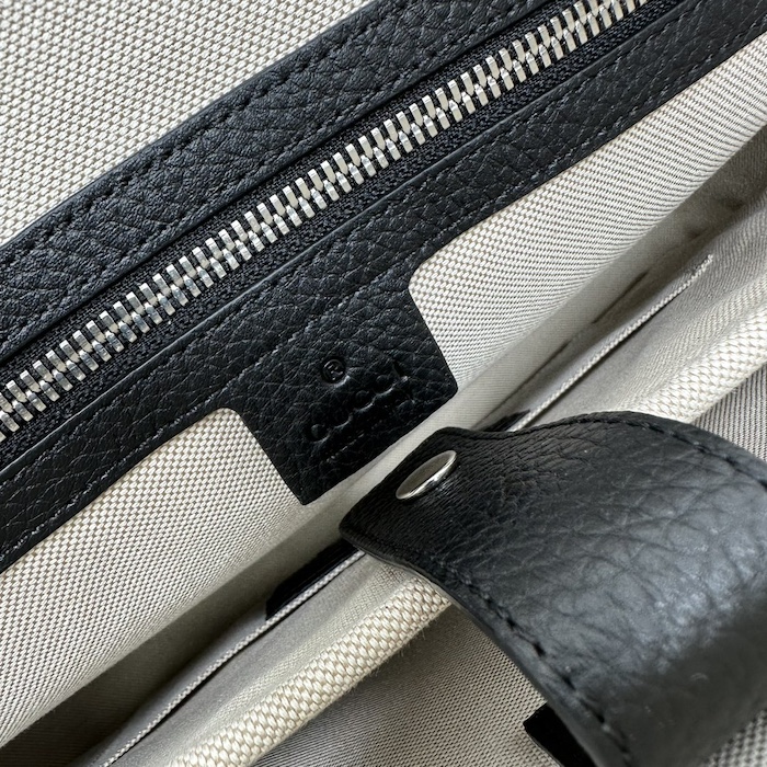 G*u*i jumbo gg briefcase black jumbo gg leather ‎658573