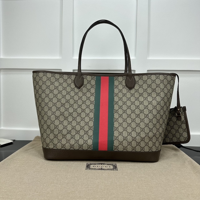 g*u*i ophidia gg large tote bag beige gg Sup*e canvas 726755