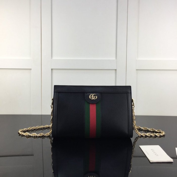 G*u*i ophidia small shoulder bag black 503877