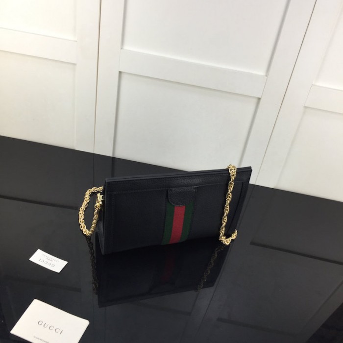 G*u*i ophidia small shoulder bag black 503877
