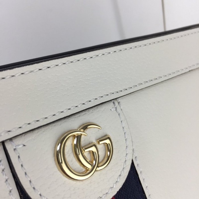 G*u*i ophidia small shoulder bag white 503877