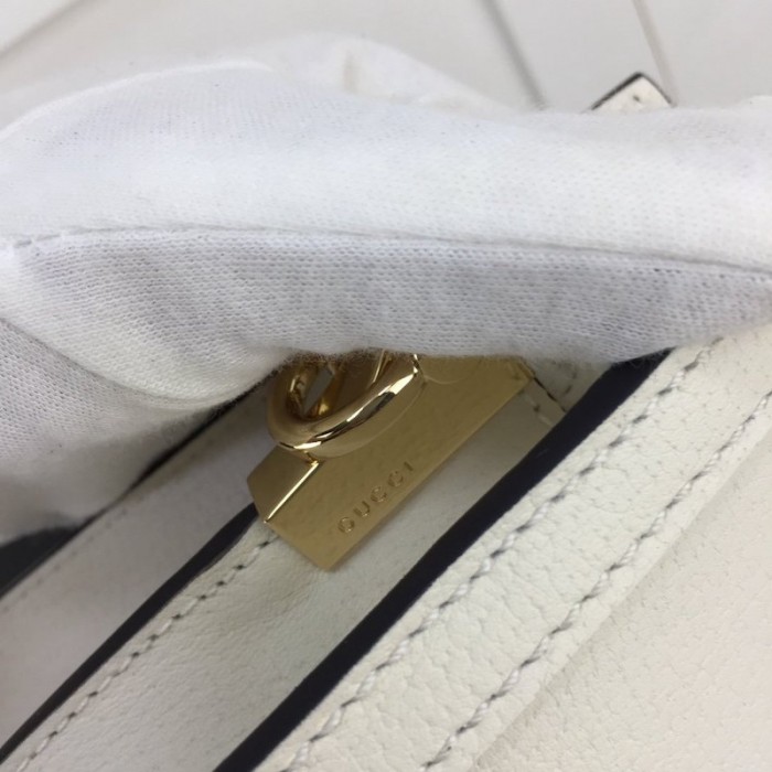 G*u*i ophidia small shoulder bag white 503877