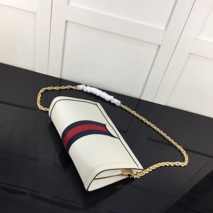 G*u*i ophidia small shoulder bag white 503877