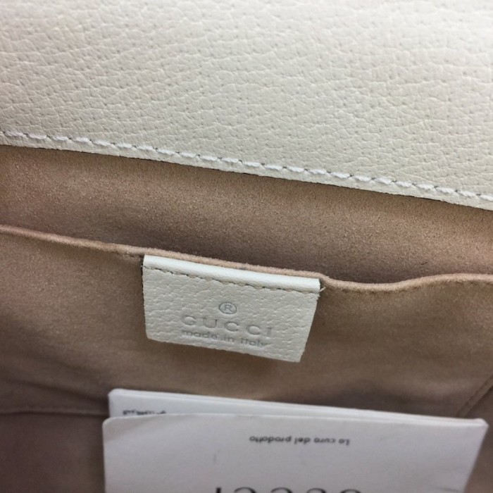 G*u*i ophidia small shoulder bag white 503877