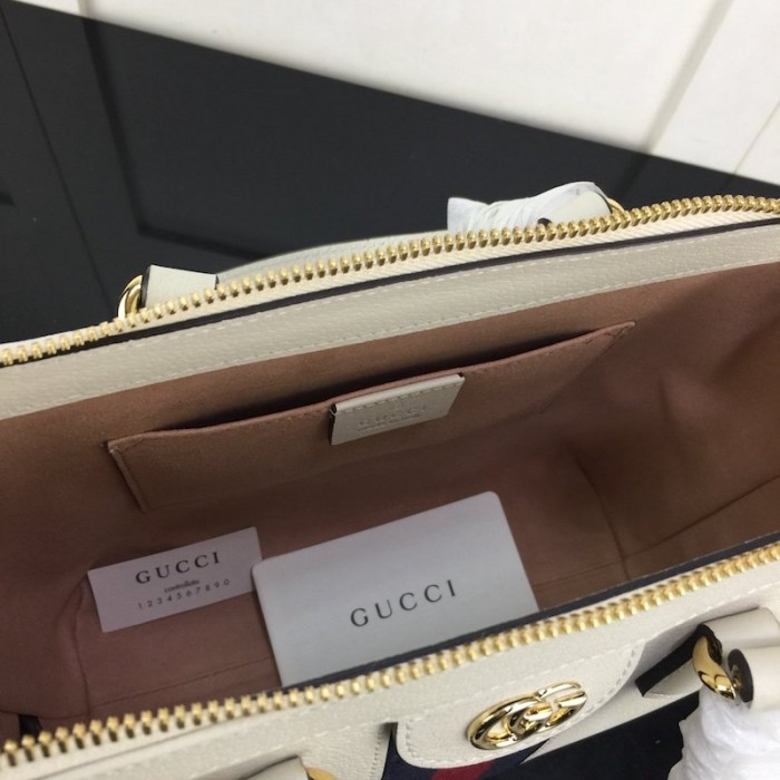 G*u*i ophidia small tote bag white 547551