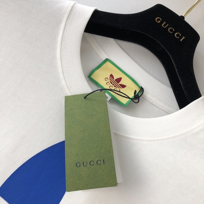 Ad*s x g*u*i cotton jersey t-shirt white