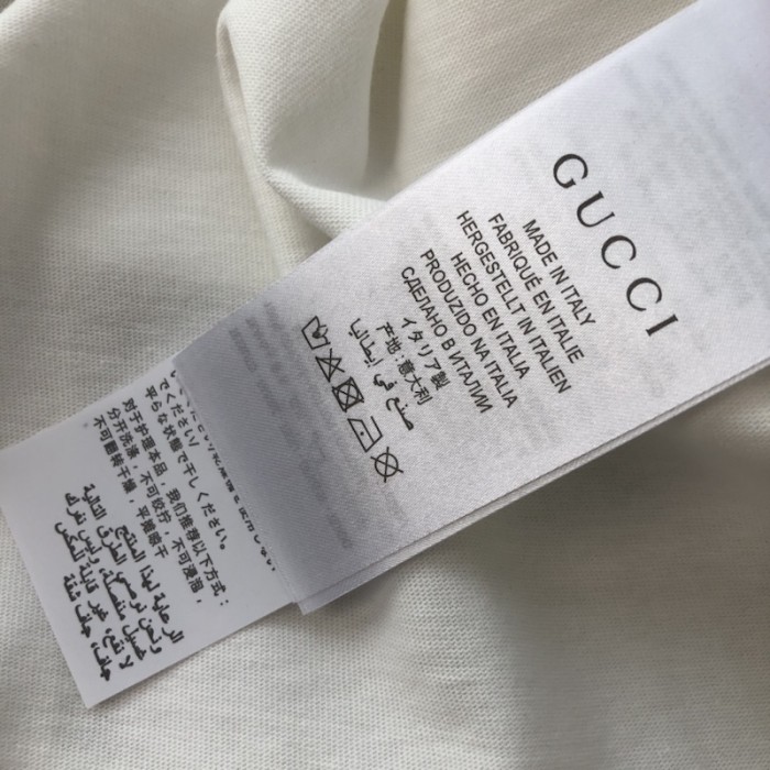 Ad*s x g*u*i cotton jersey t-shirt white