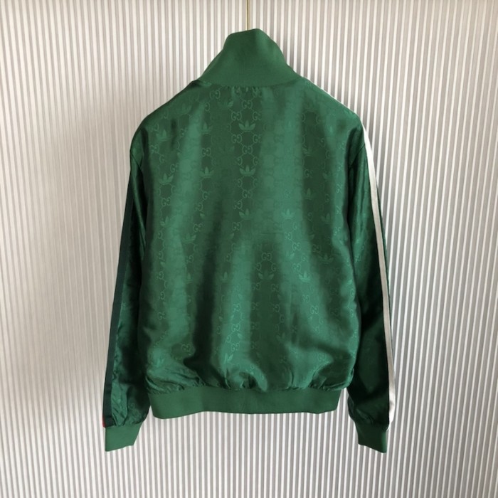 Ad*s x g*u*i gg trefoil jacquard jacket