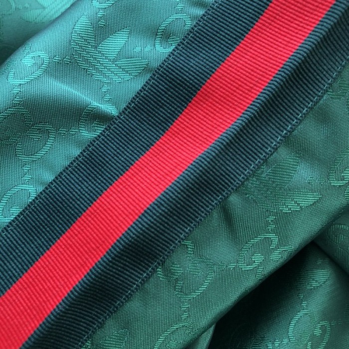 Ad*s x g*u*i gg trefoil jacquard jacket