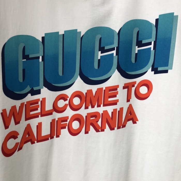 G*u*i cotton jersey t-shirt white 615044