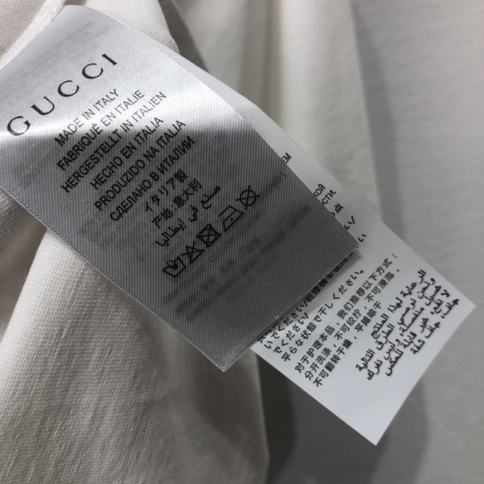 G*u*i cotton jersey t-shirt white 615044