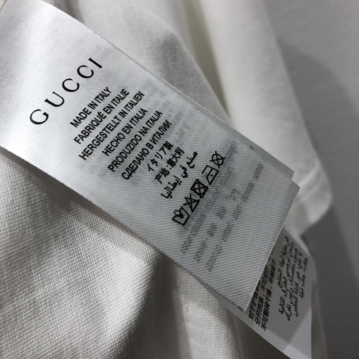 G*u*i cotton jersey t-shirt with G*u*i palms