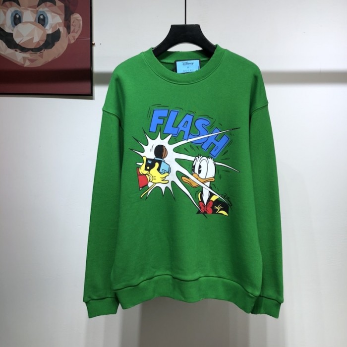 disney x G*u*i donald duck sweatshirt green