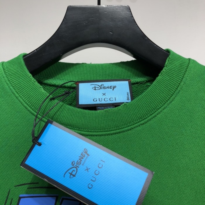 disney x G*u*i donald duck sweatshirt green