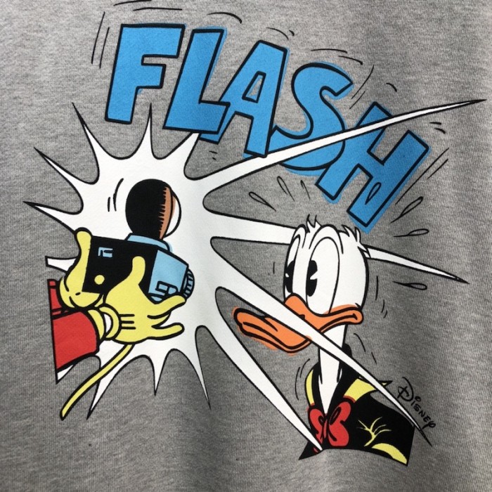 disney x G*u*i donald duck sweatshirt grey