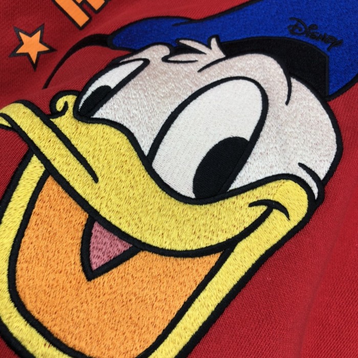 disney x G*u*i donald duck t shirt sweatershirt red