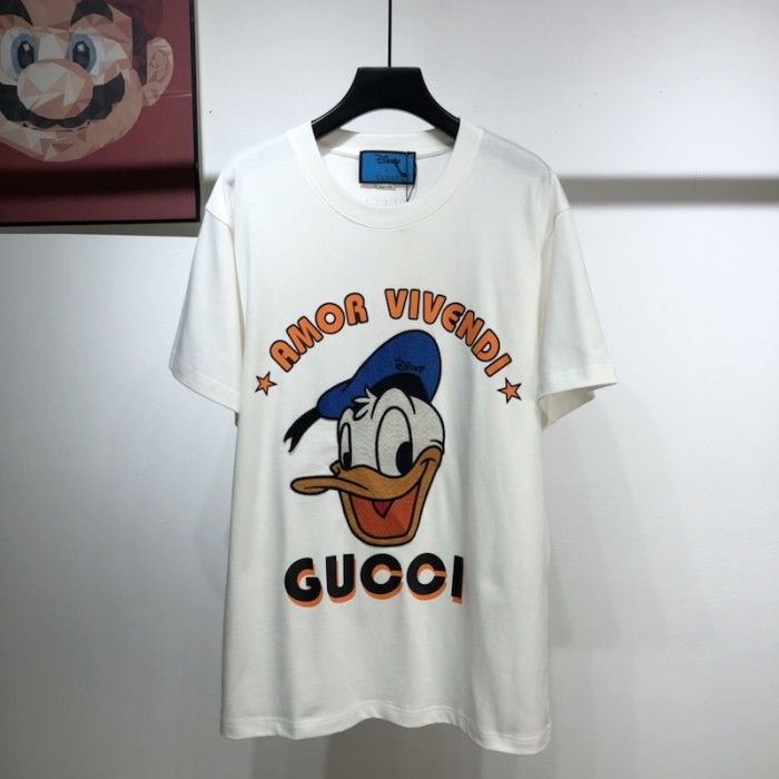 disney x G*u*i donald duck t shirt white 615062