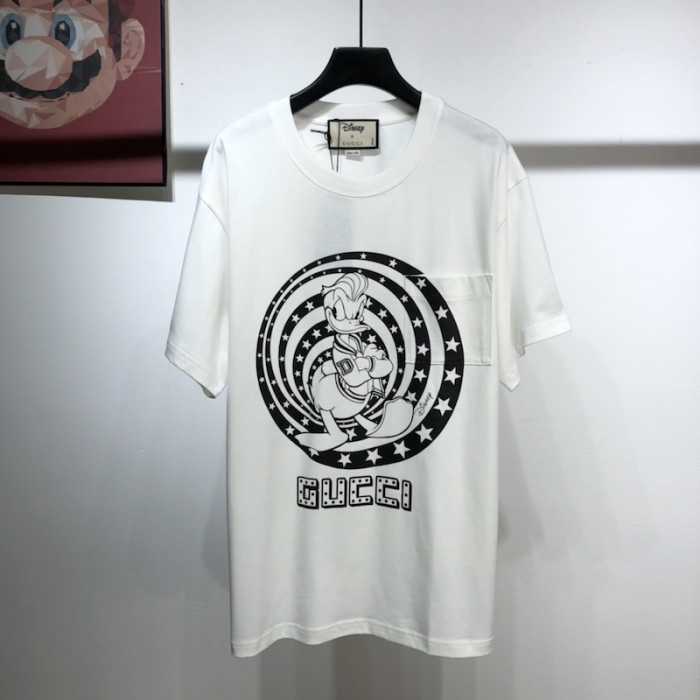 disney x G*u*i donald duck t shirt cotton white