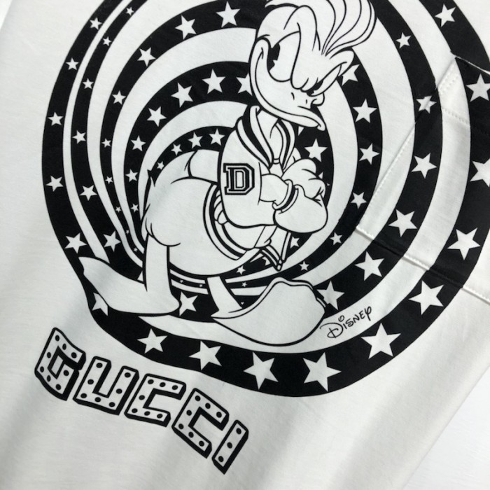 disney x G*u*i donald duck t shirt cotton white