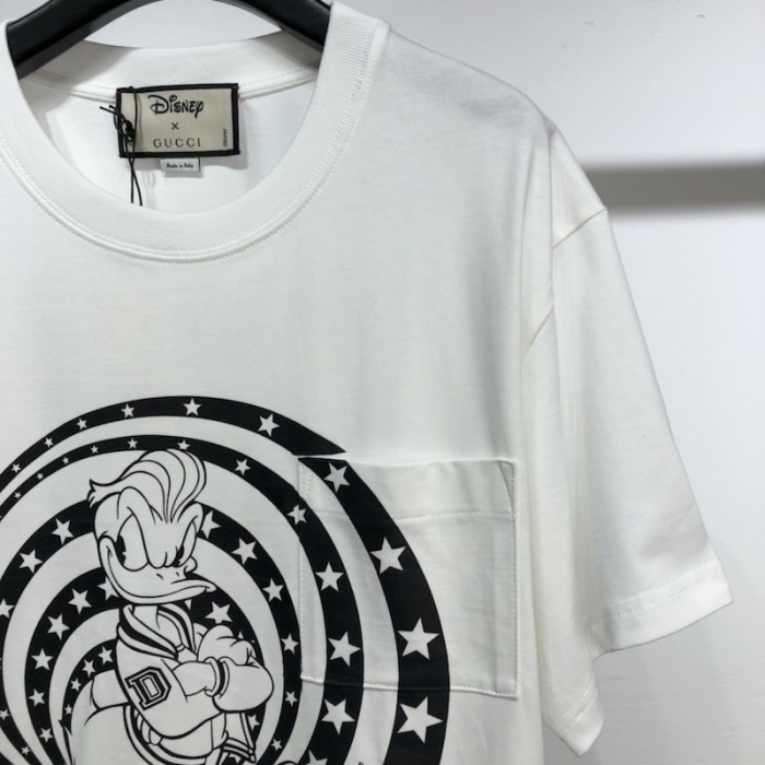 disney x G*u*i donald duck t shirt cotton white
