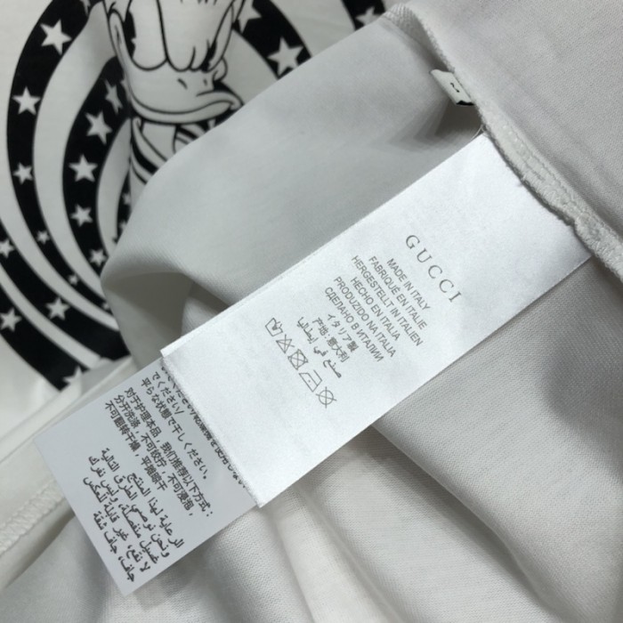 disney x G*u*i donald duck t shirt cotton white