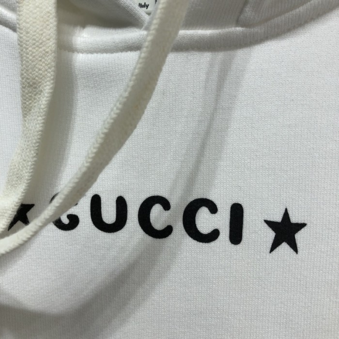 disney x G*u*i donald duck hooded sweatshirt off white