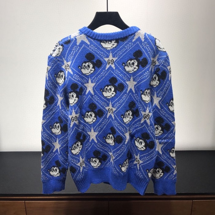 disney x G*u*i wool cardigan blue