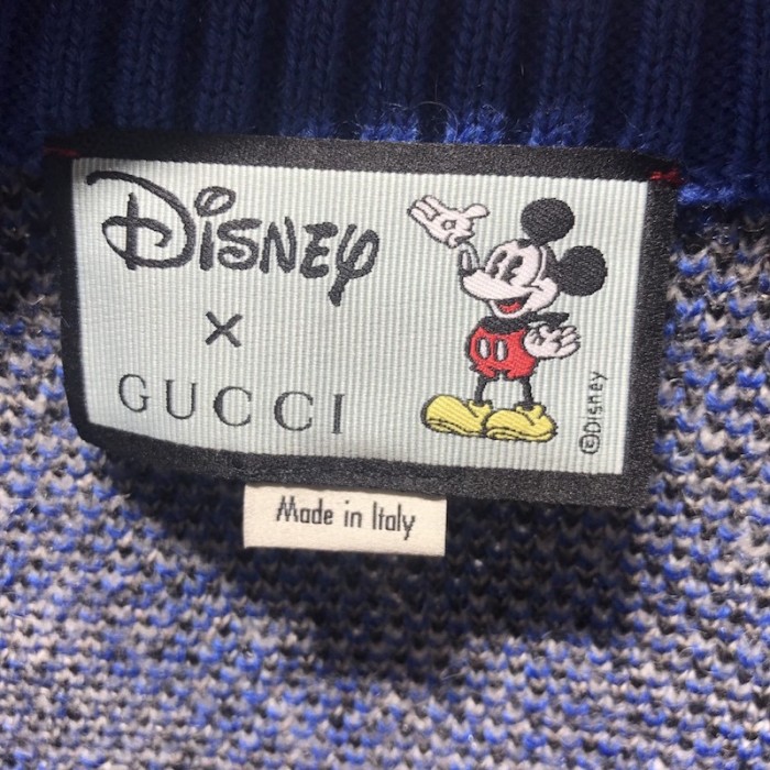 disney x G*u*i wool cardigan blue
